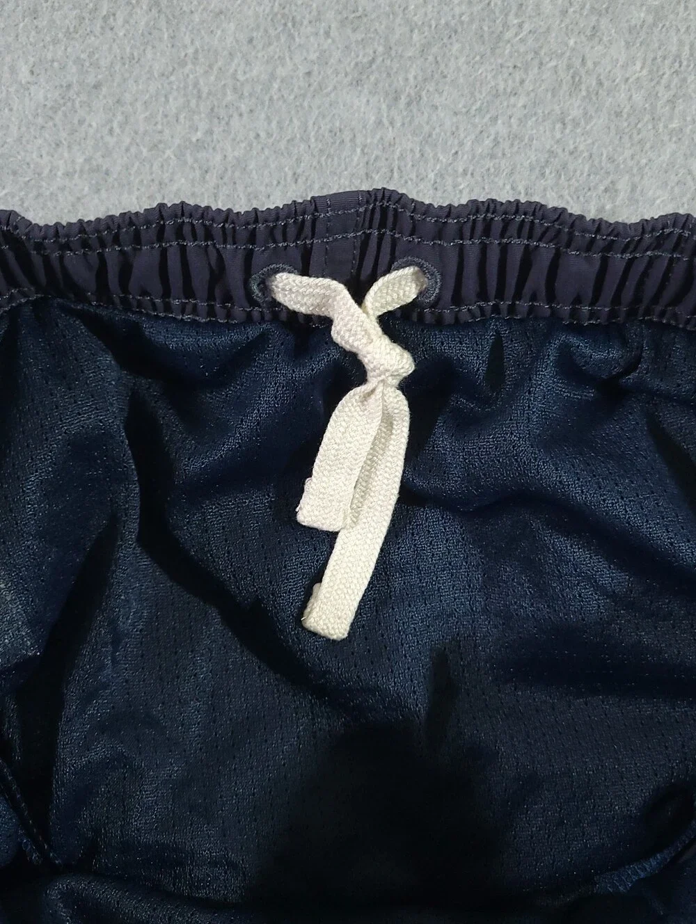 Patagonia Kids Baggies Shorts Lined Navy Blue Size 12 Large Beach Drawstrings